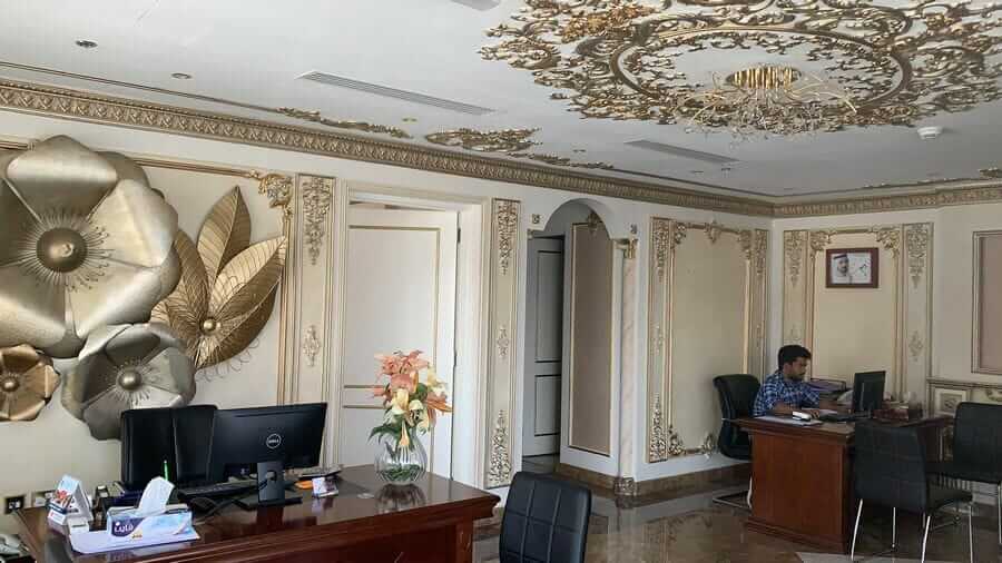 Wall-and-ceiling interior in dubai